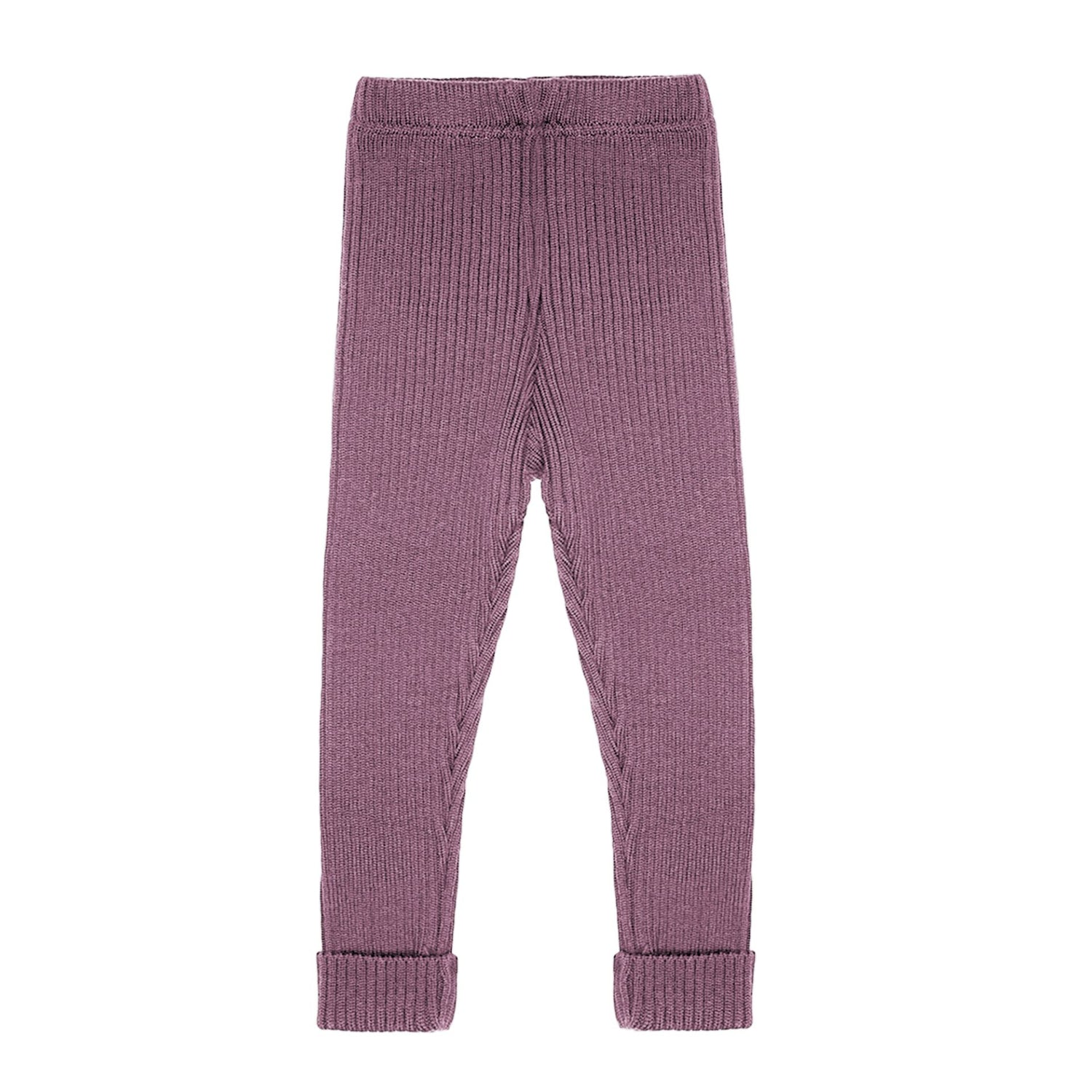 MINI Leggings aus Wolle - hellmauve