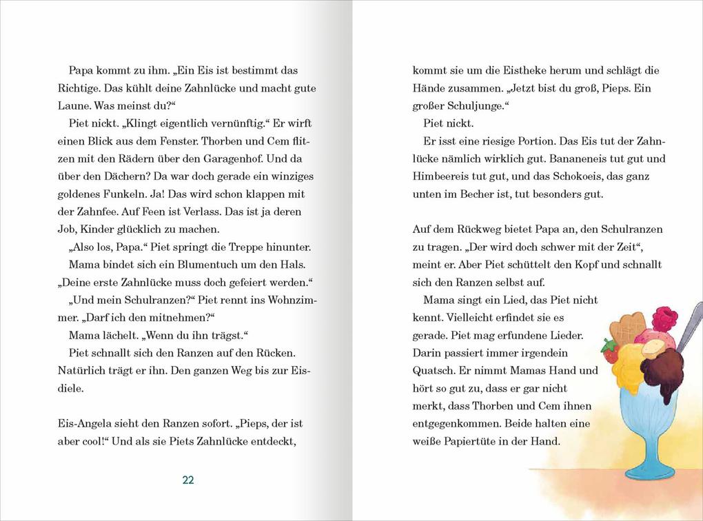 Die Wackelzahn-Bande kommt in die Schule.