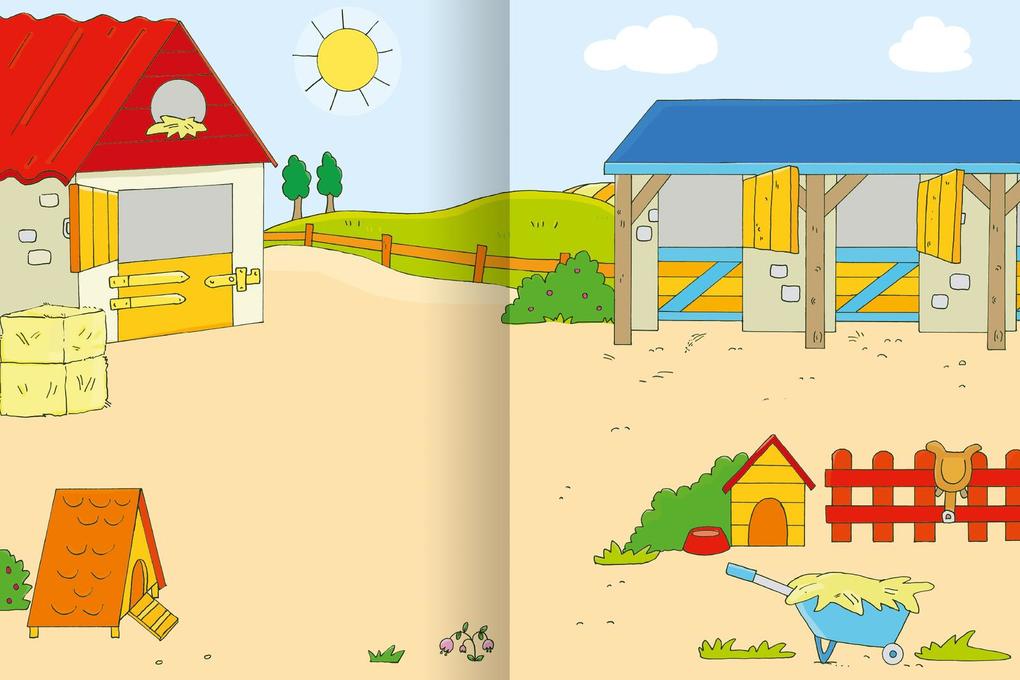 Erstes Stickern - Bauernhof