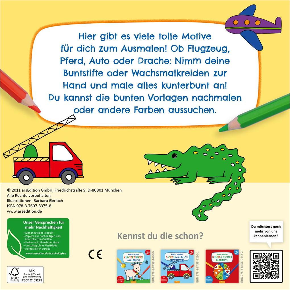 Mein erstes dickes Malbuch