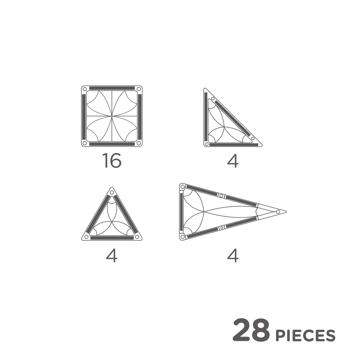 Mini Tiles Pack Intense - 28 Teile
