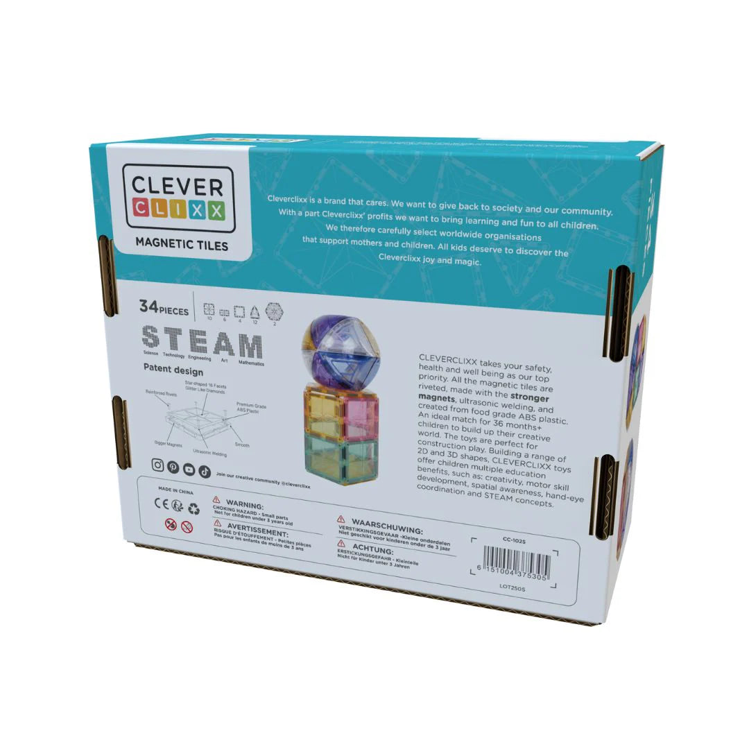 Small Curved Pack Pastel  - 34 Teile