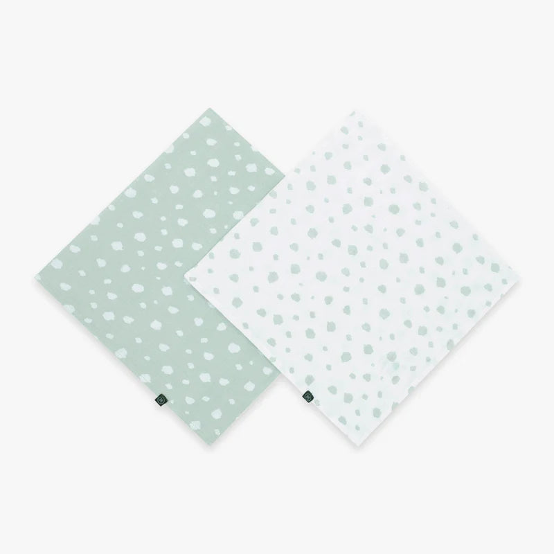 Spucktücher 2er Set - mint
