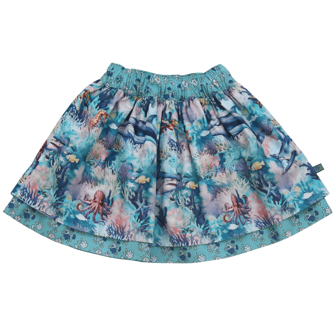 Wenderock mit Unterwasser- und Miniblümchendruck