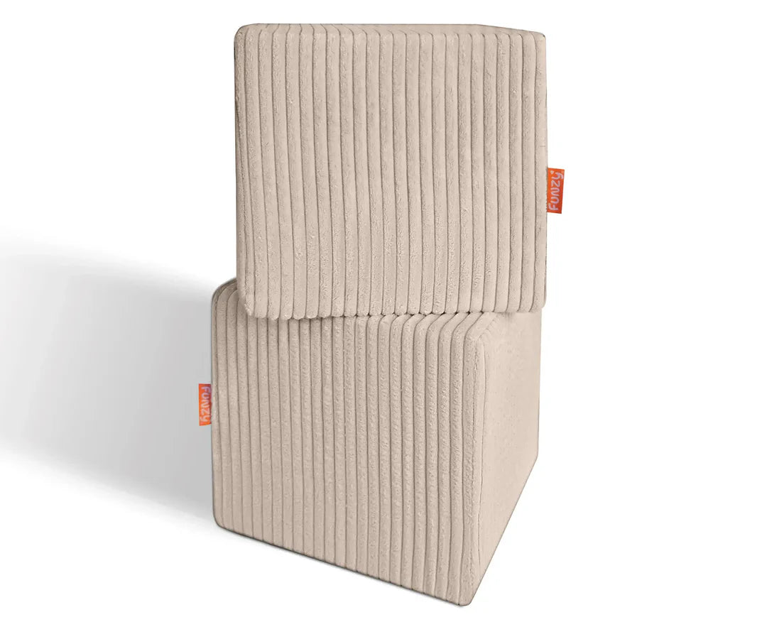 Funzy Cubes 4er Set - Cord Creme Beige