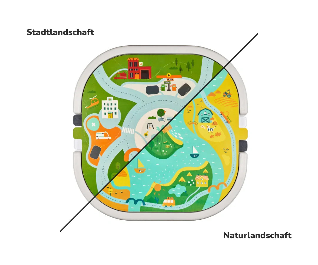 Funzy Spieltisch 8-in-1 System - Graphit Grau