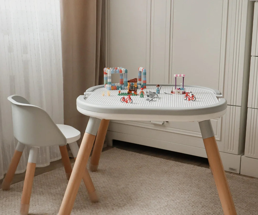 Funzy Spieltisch 8-in-1 System - Graphit Grau