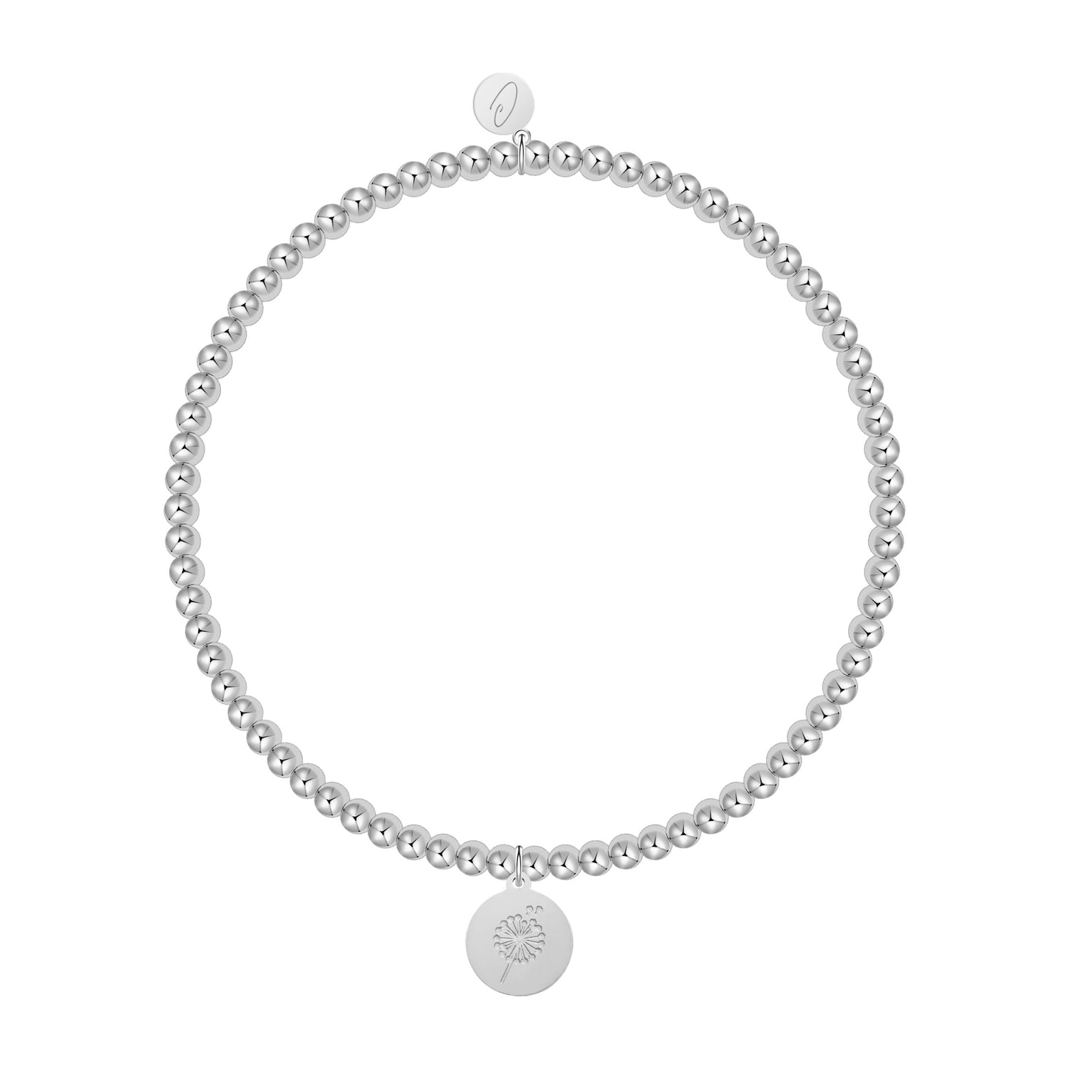 Kugelarmband - Love your life - Pusteblume