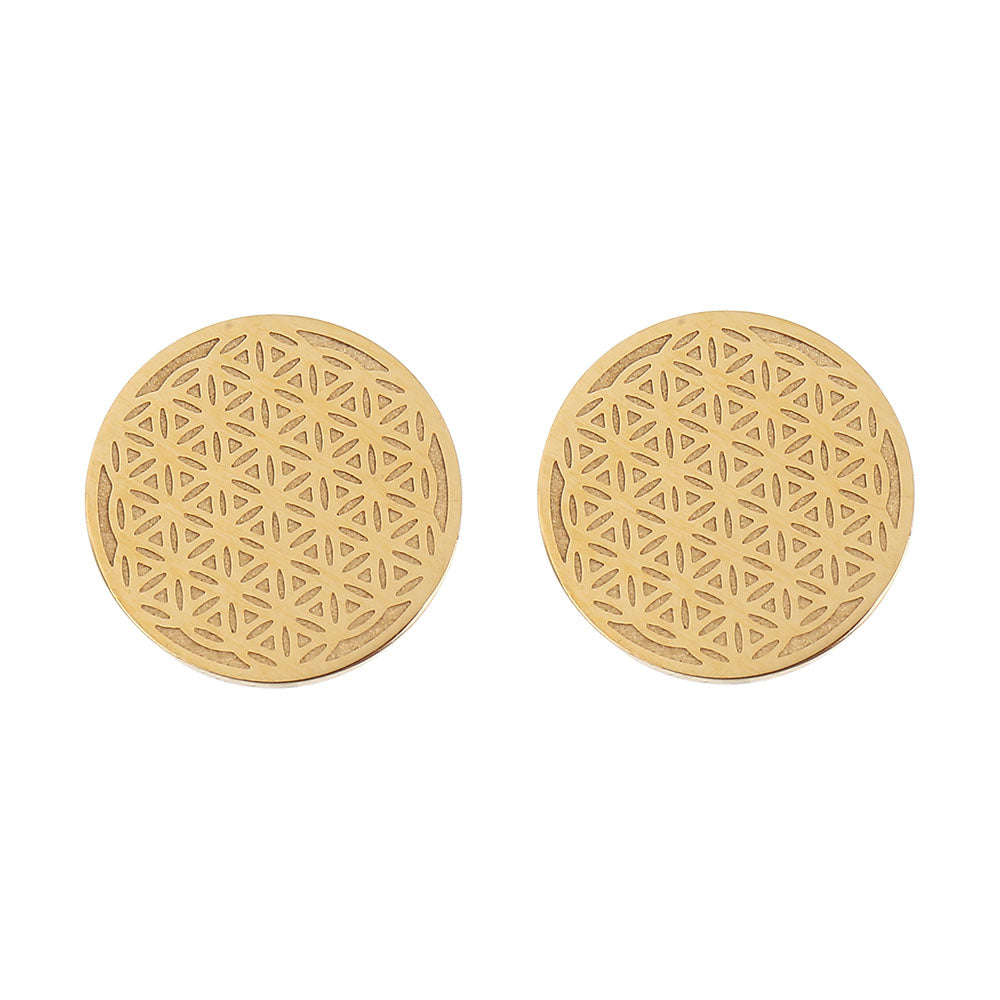 Ohrstecker - Blume des Lebens