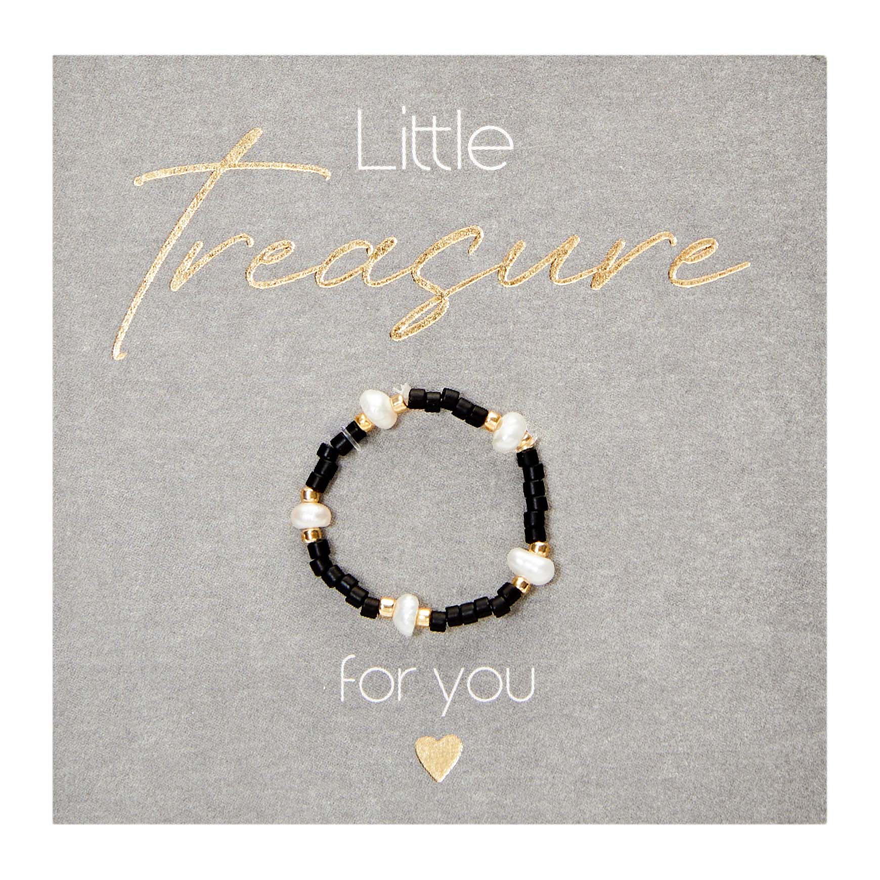 Ring - Little Treasure - schwarz