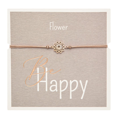 Armband - Be Happy - Flower