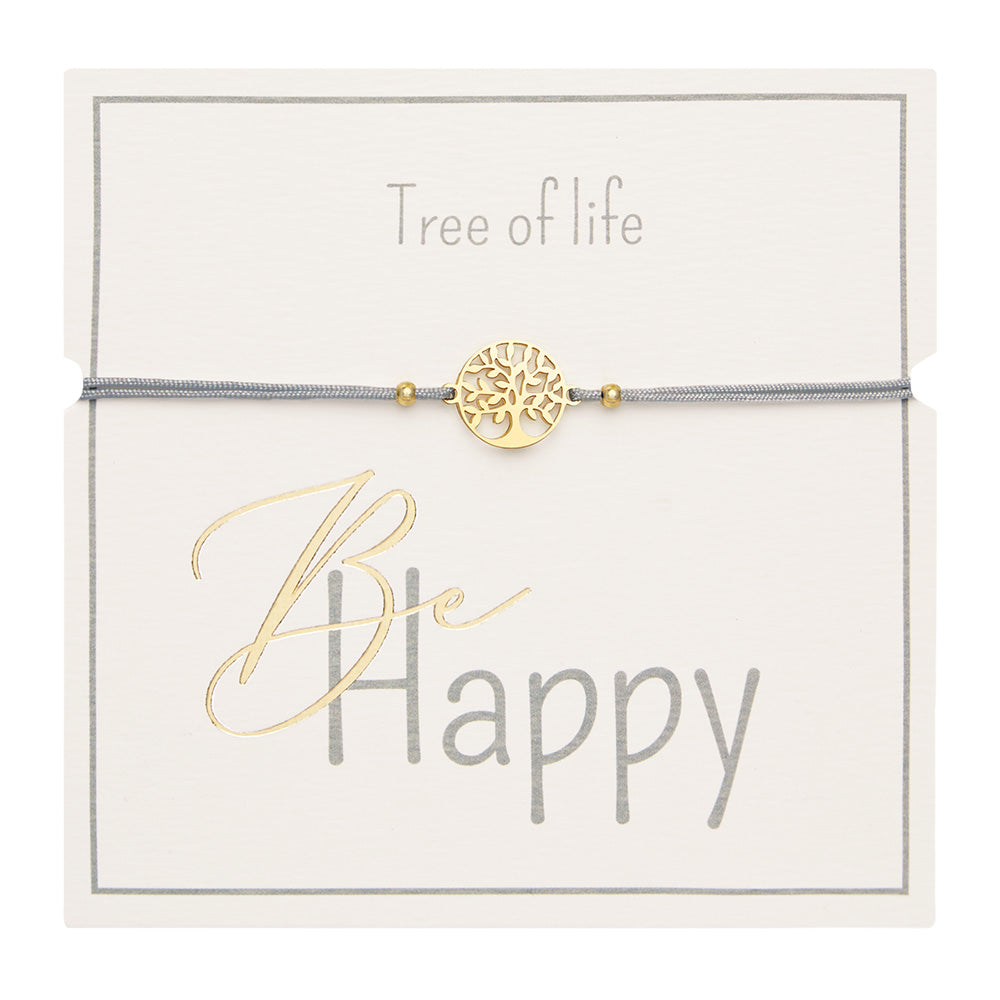 Armband - Be Happy - Tree of life