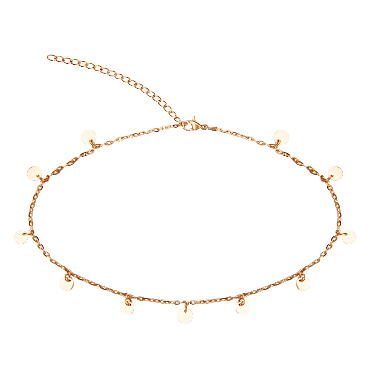 Fußkettchen - "Sunshine is coming" - Plättchen