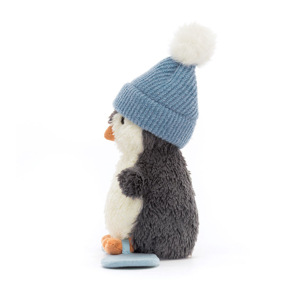 Kuscheltier Peanut Penguin Snowboarding