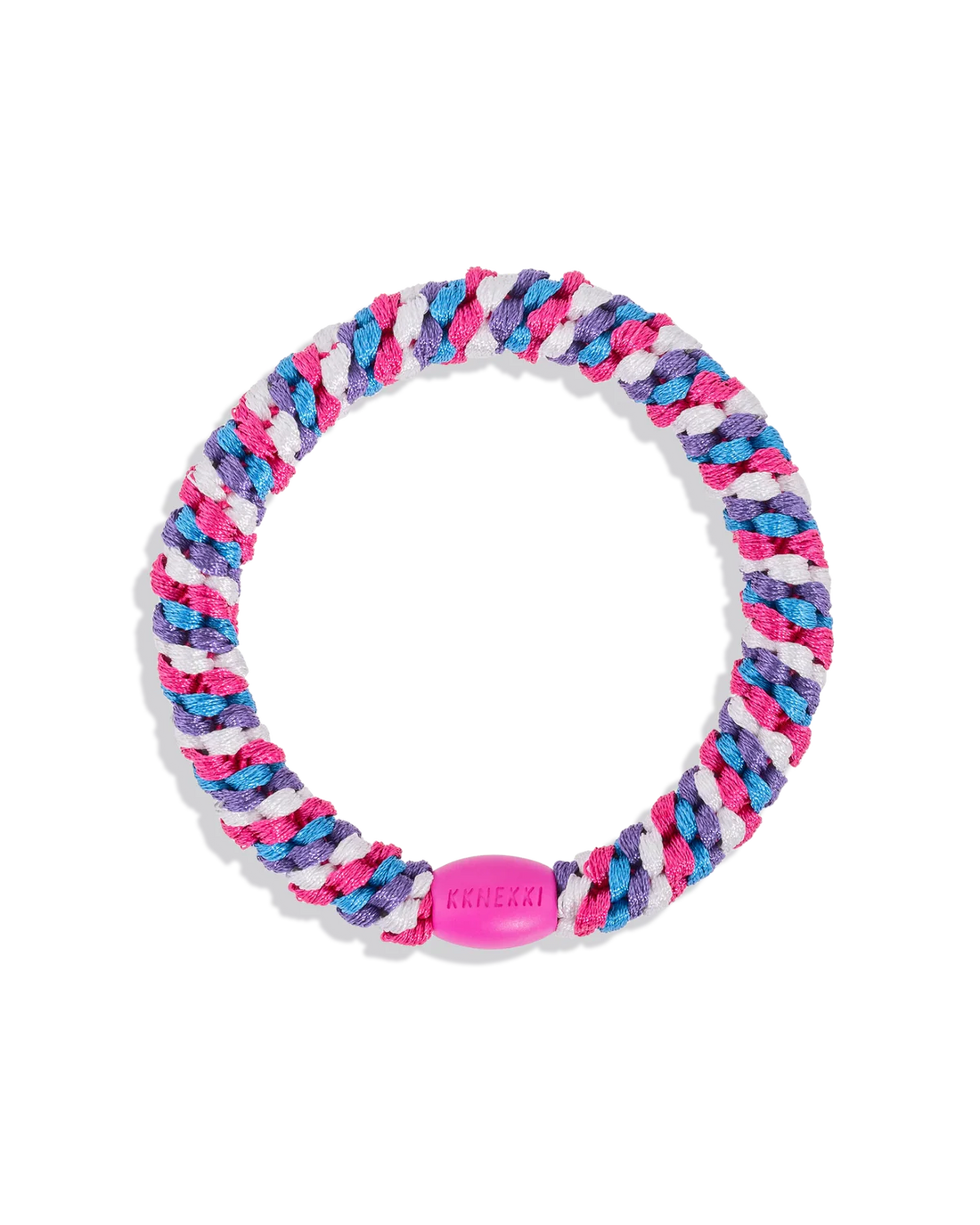 Haargummi - Mix puble ivory blue