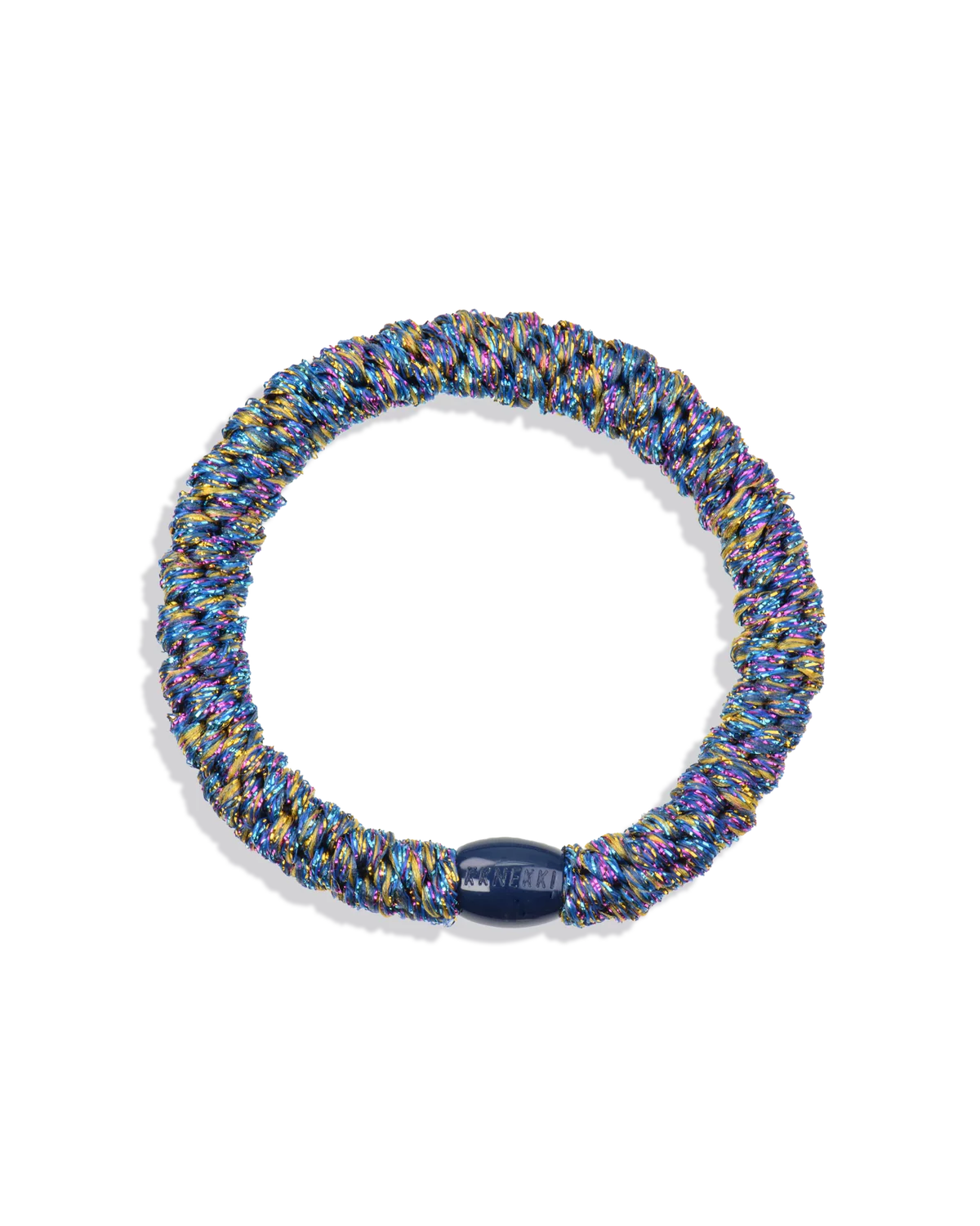 Haargummi - Electric Blue multiglitter