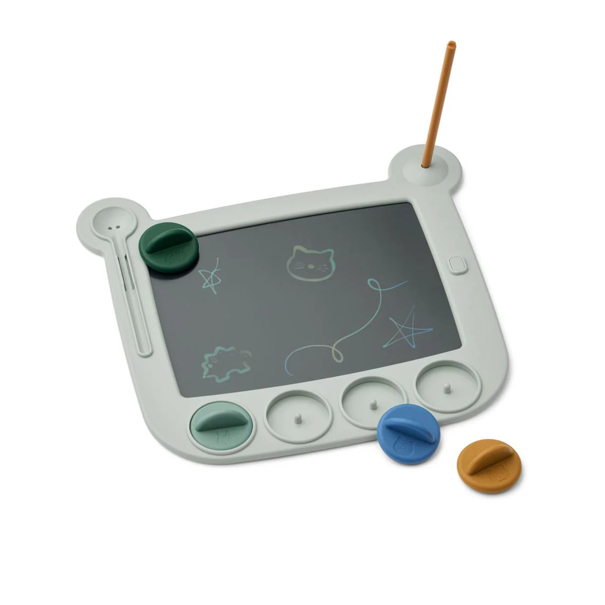 VENZORA LCD-Zeichenbrett mit Stempeln
