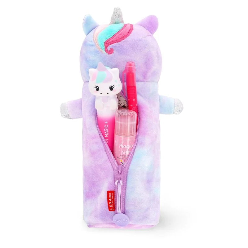 Plüsch-Federmäppchen - Super Soft - Unicorn