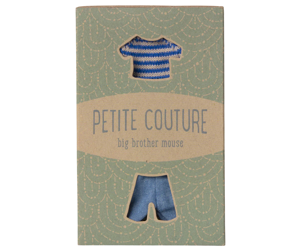 Strickpullover und Hose, Großer Bruder Maus