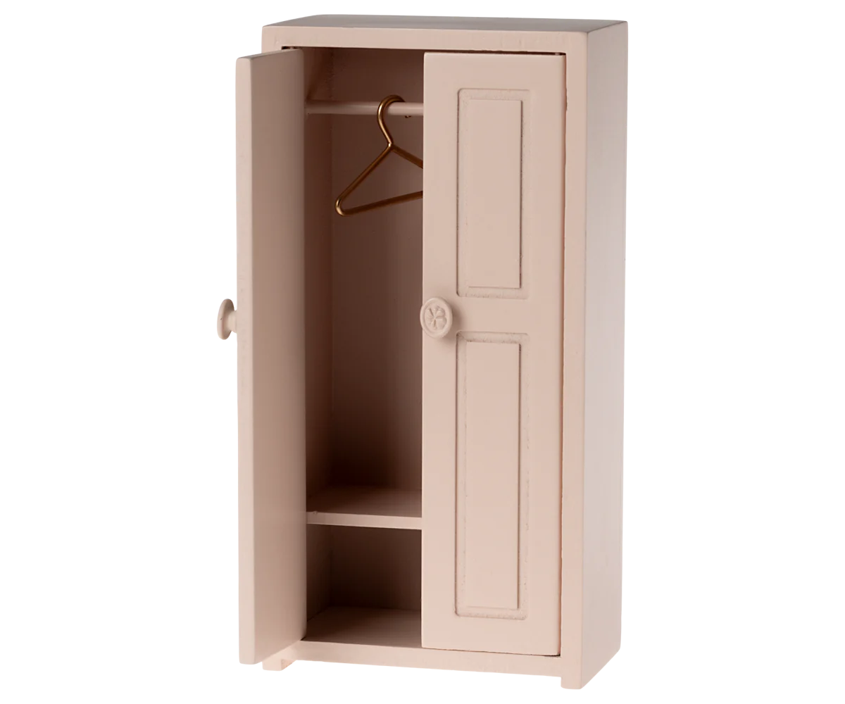 Kleiderschrank Maus - hellrosa