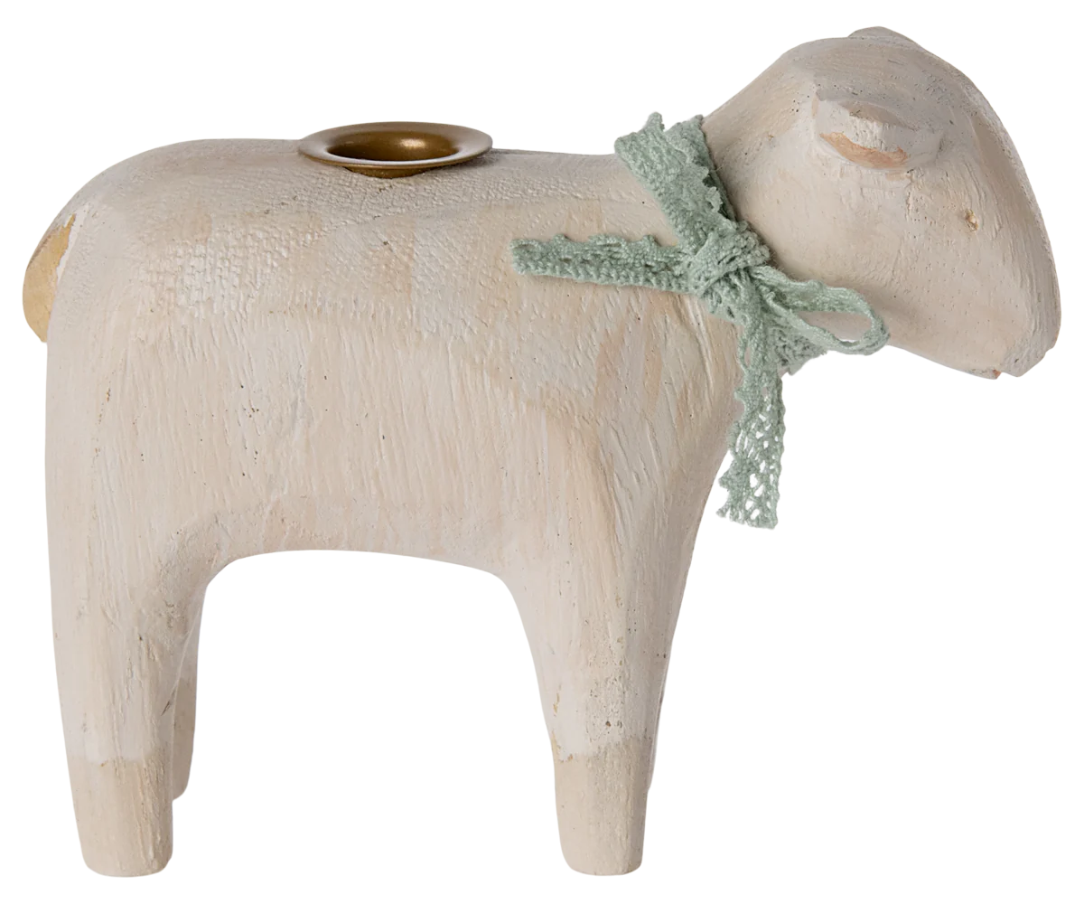 Kerzenhalter, Lamm - Mint
