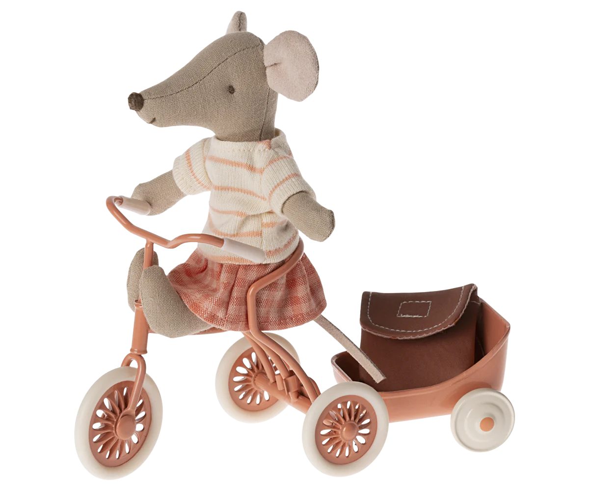 Dreiradmaus, große Schwester Coral