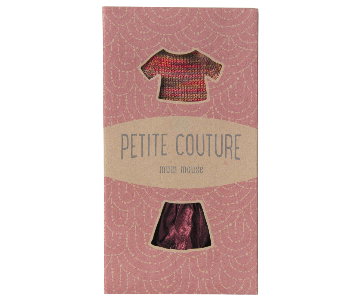 Rock und Strickbluse, Mama Maus