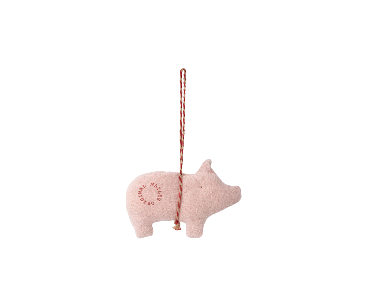 Schweineornament - Rosa