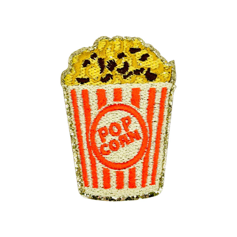 Glitzer Sticker Popcorn