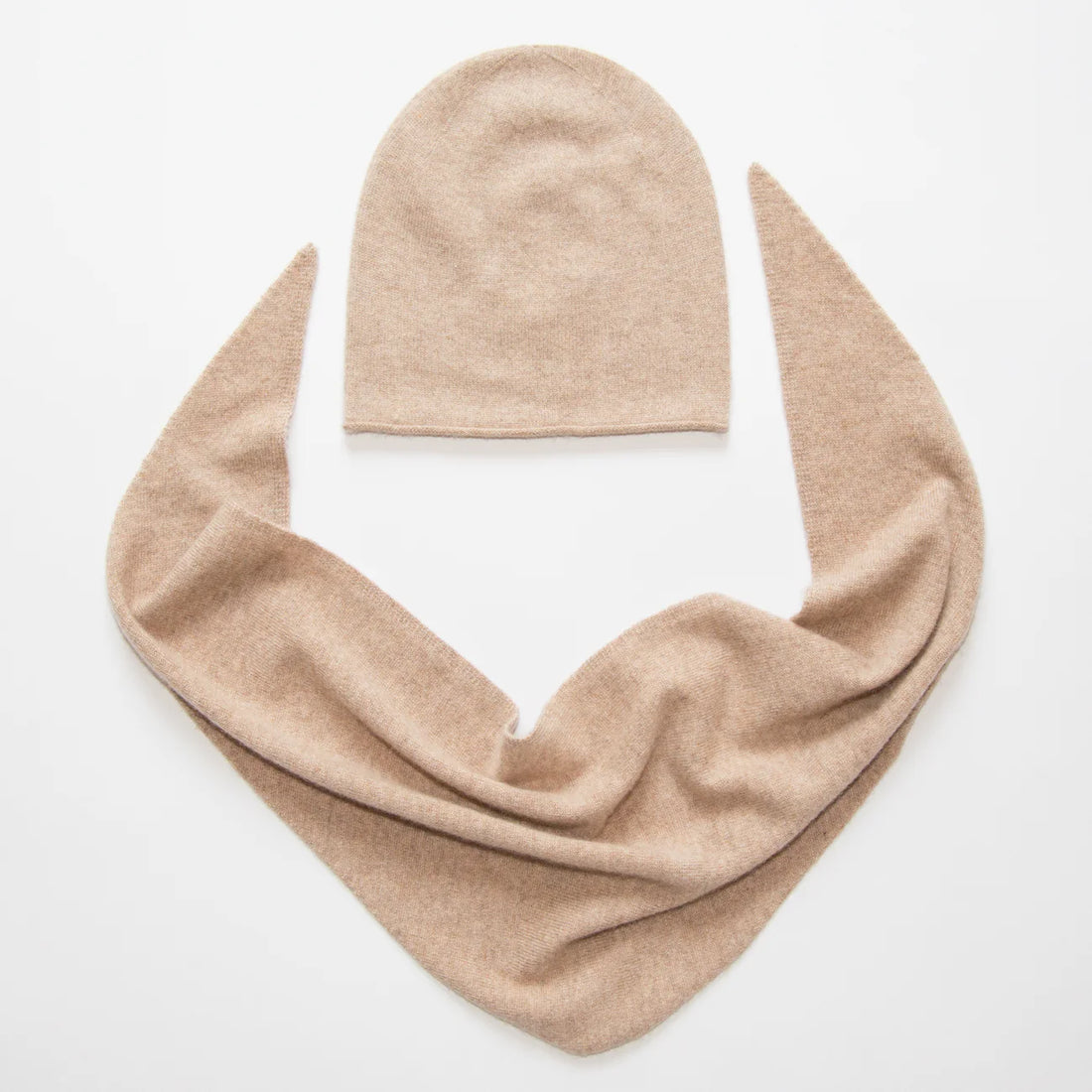 Kinder Kaschmir Mütze “Kim” - beige