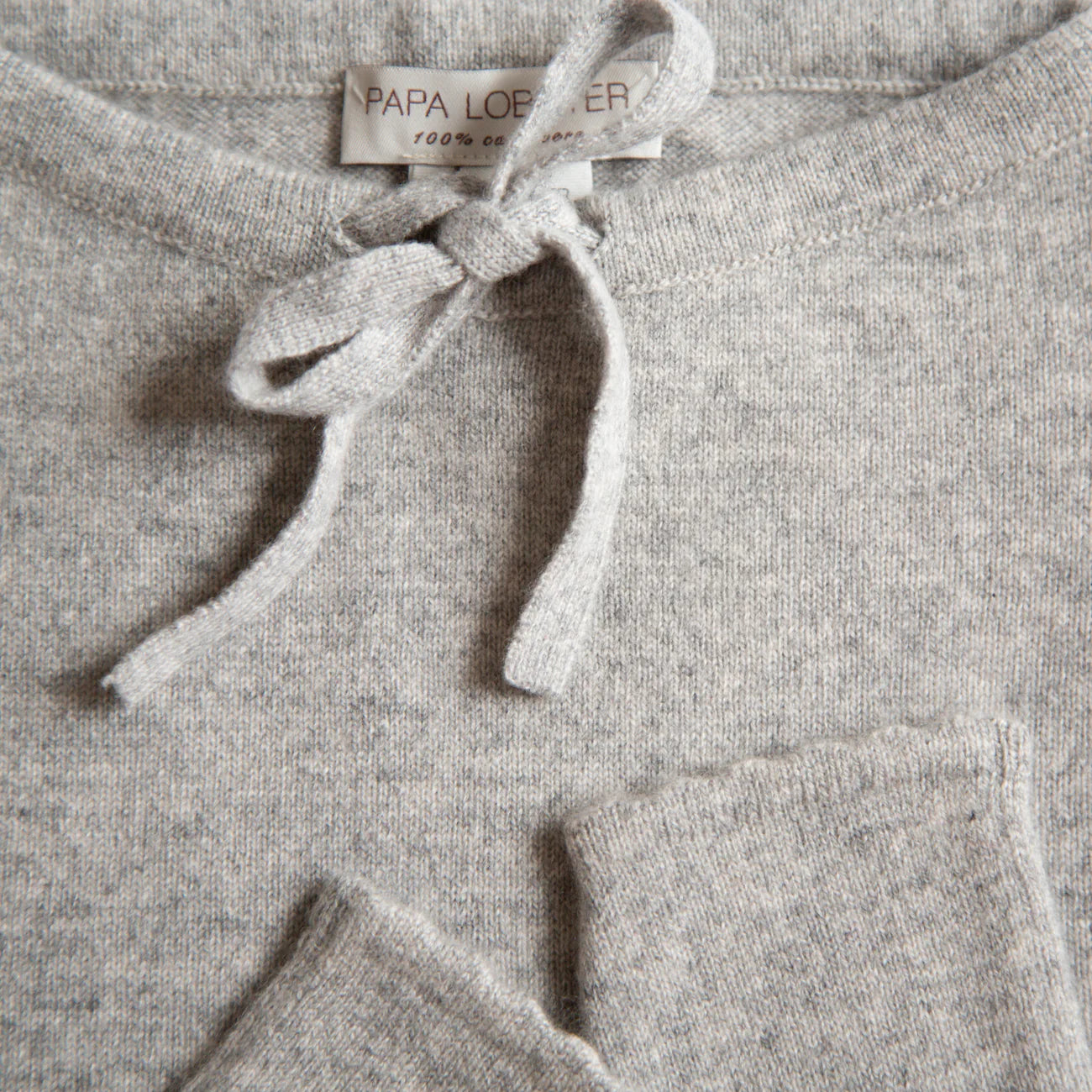 Kaschmir Leggings "Neva" - hellgrau