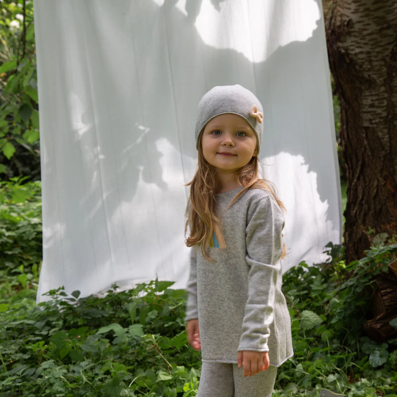 Kinder Pullover "Alexis" - hellgrau