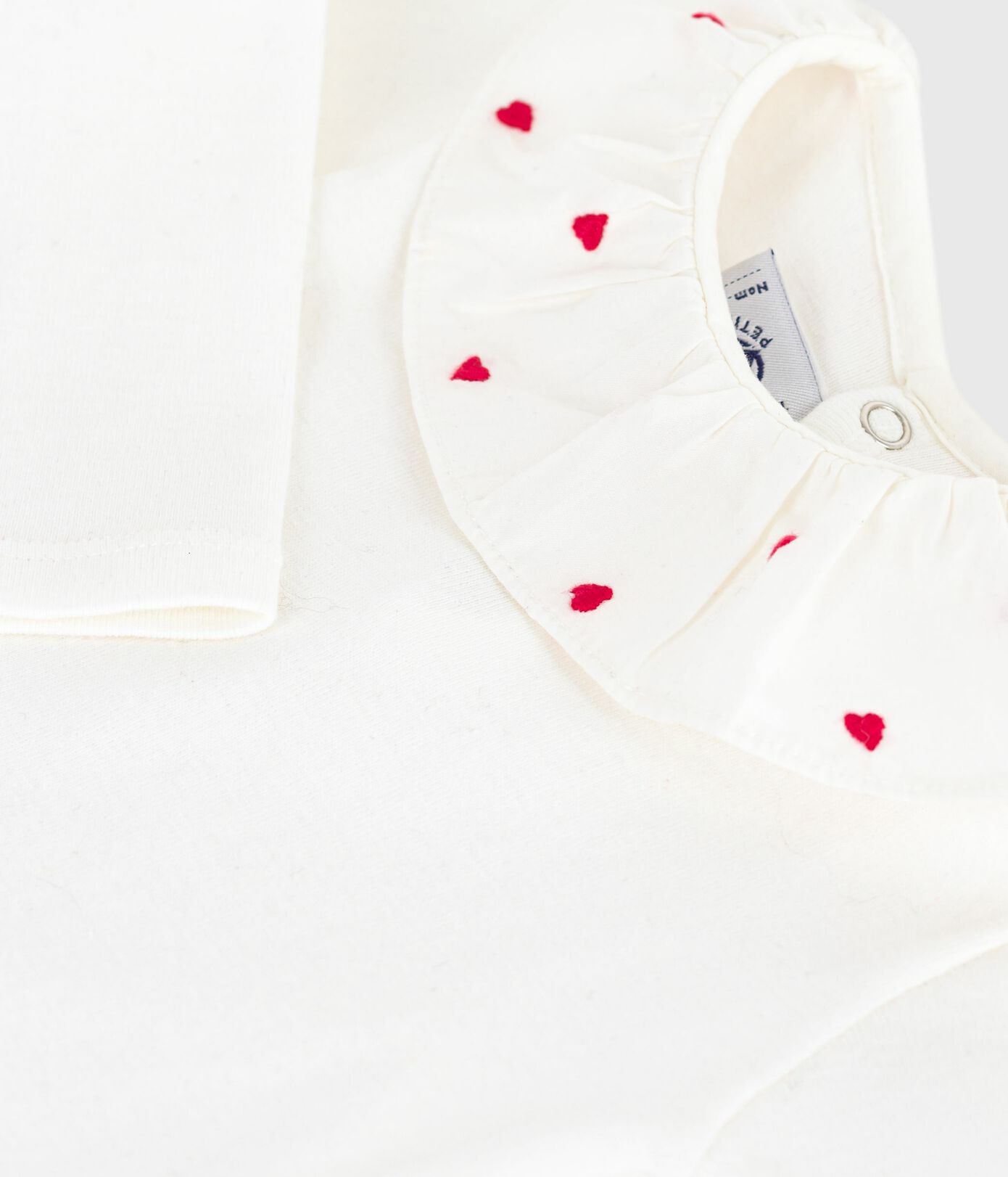Baby-Body mit besticktem Kragen