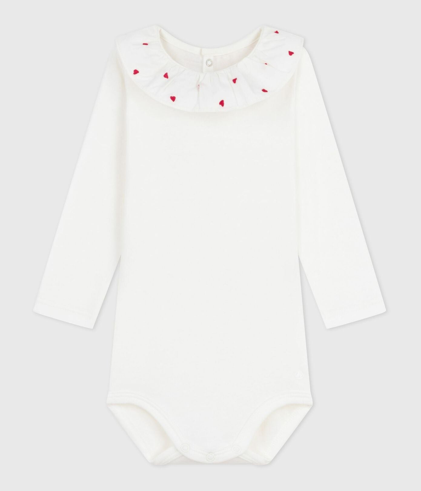 Baby-Body mit besticktem Kragen