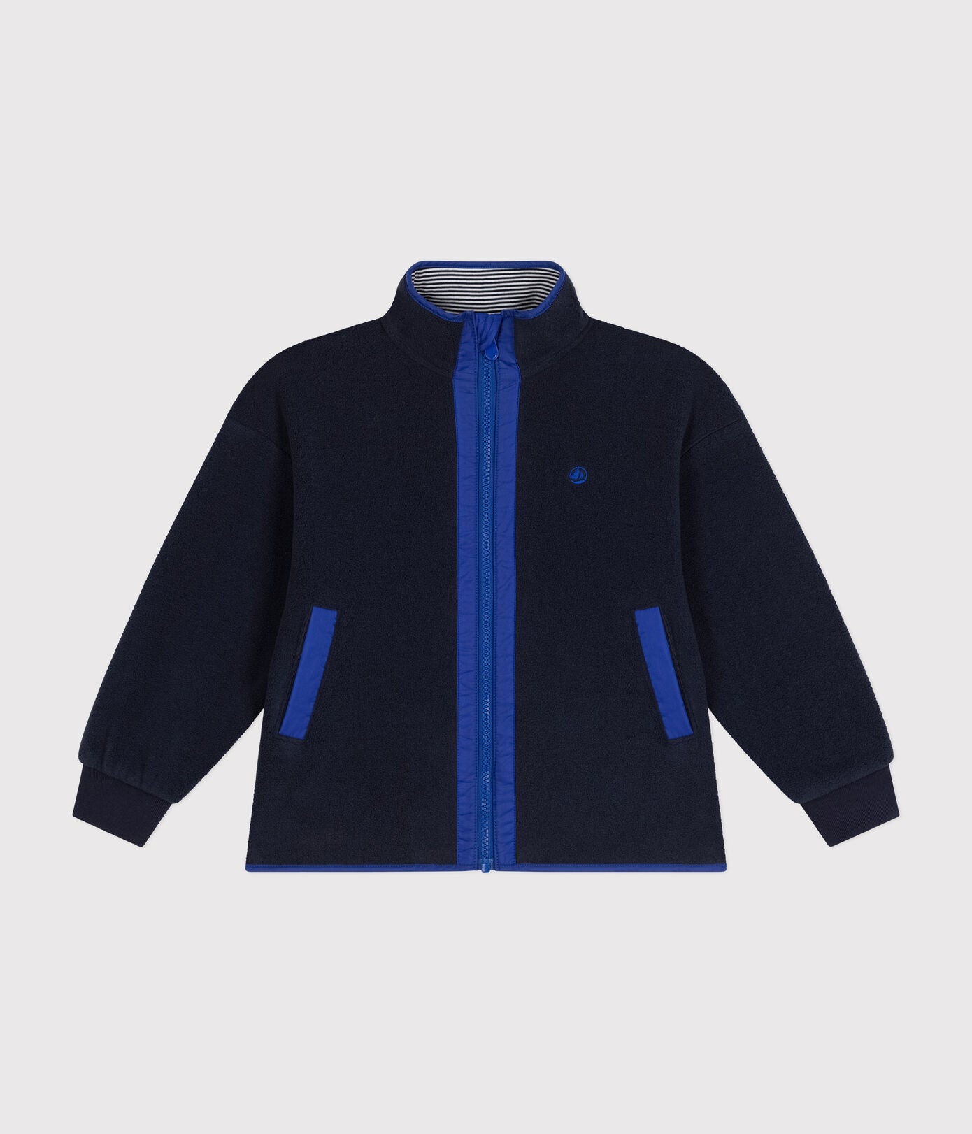 Kinder-Fleecejacke mit Reißverschluss