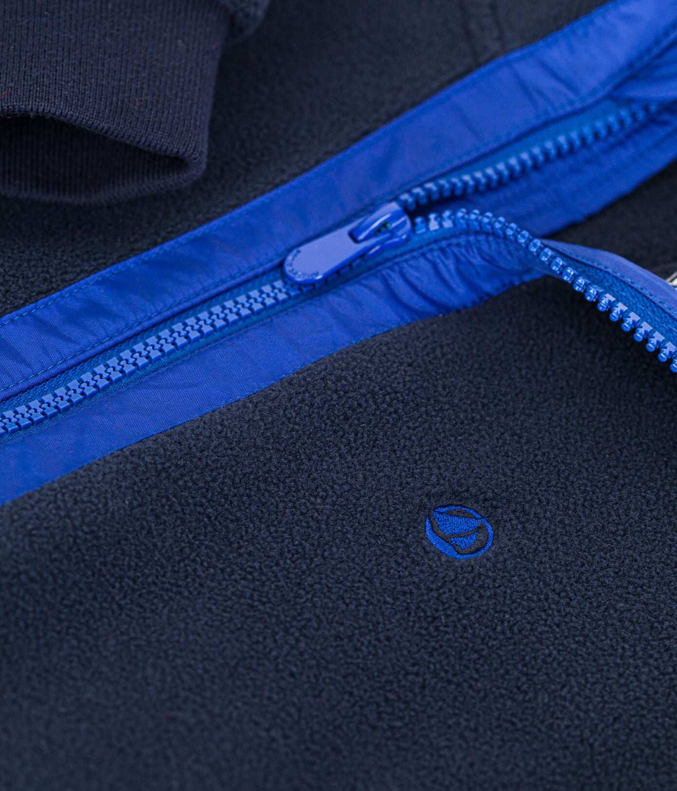 Kinder-Fleecejacke mit Reißverschluss
