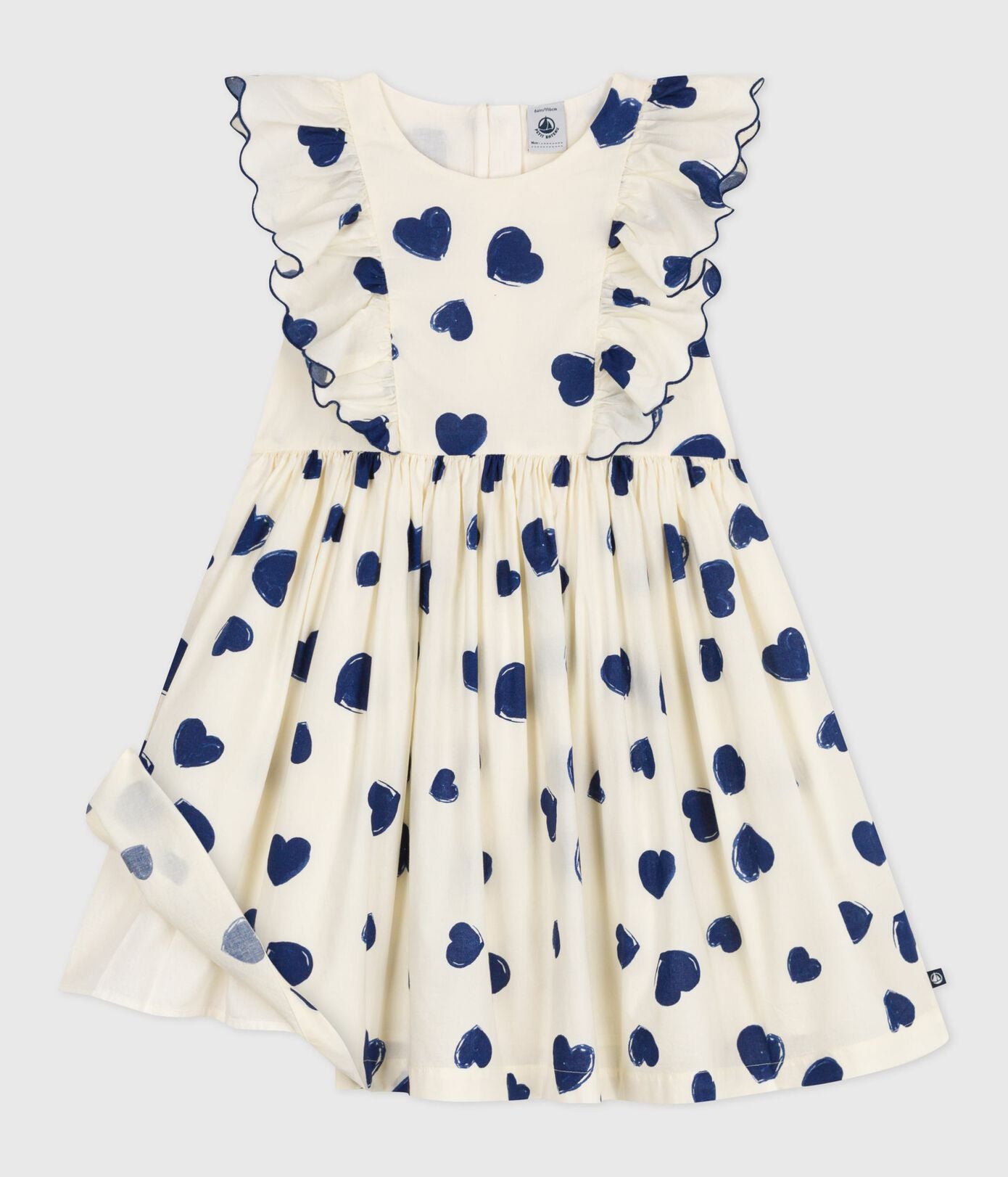 Ärmelloses Kinder-Kleid aus Baumwolle