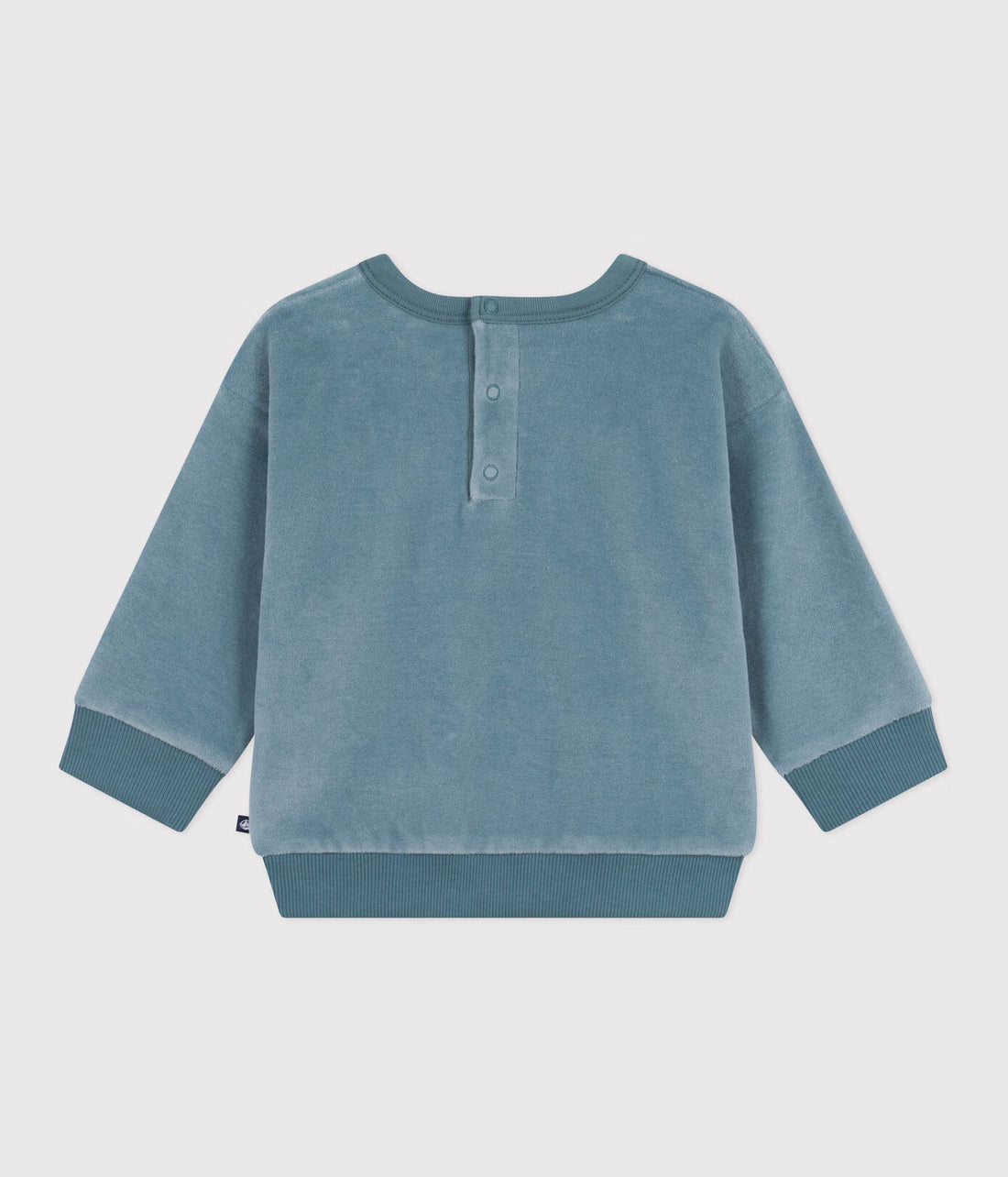 Baby-Sweatshirt aus Bouclette-Samt