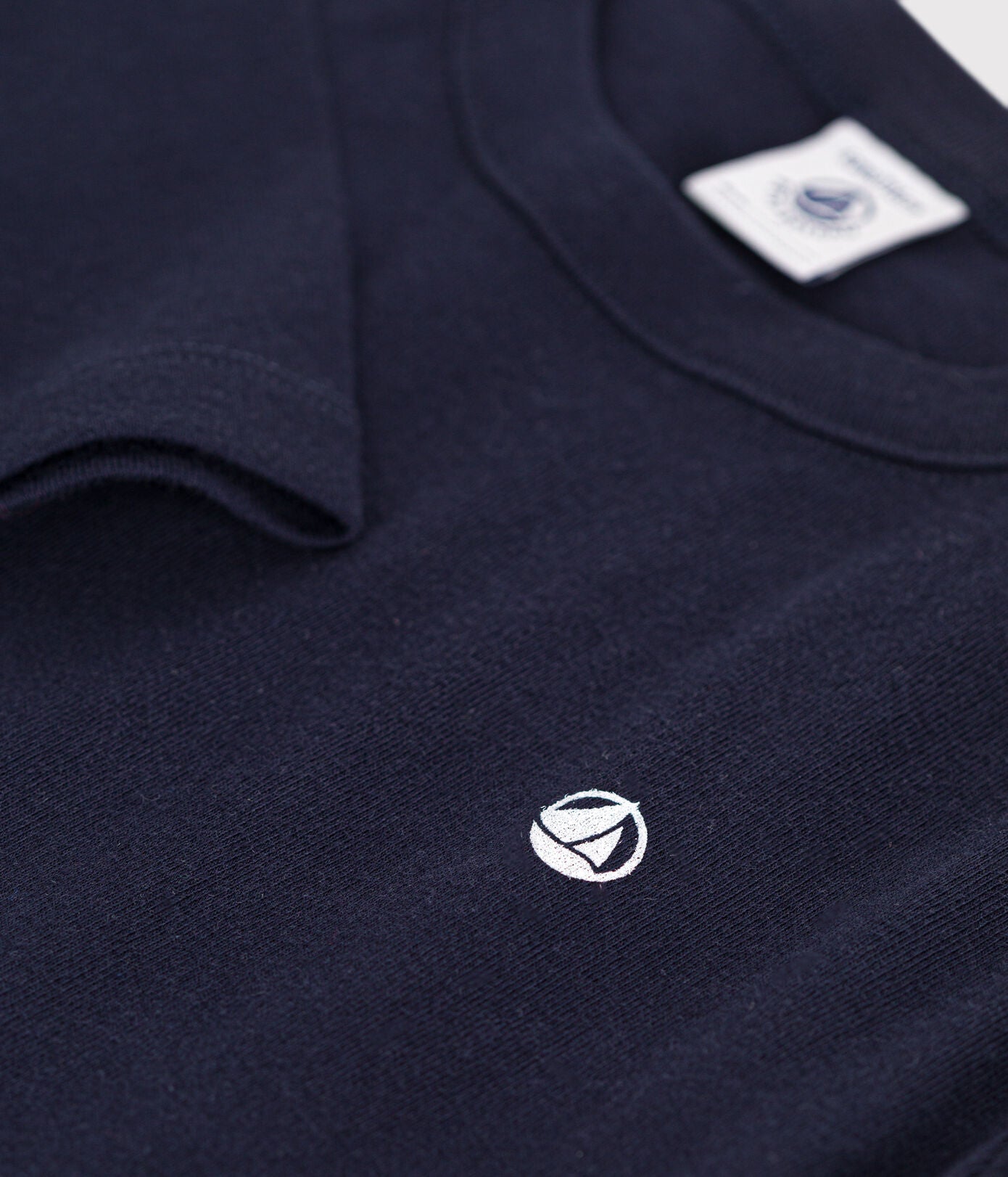 Langärmeliges Kinder-T-Shirt aus Rippstrick