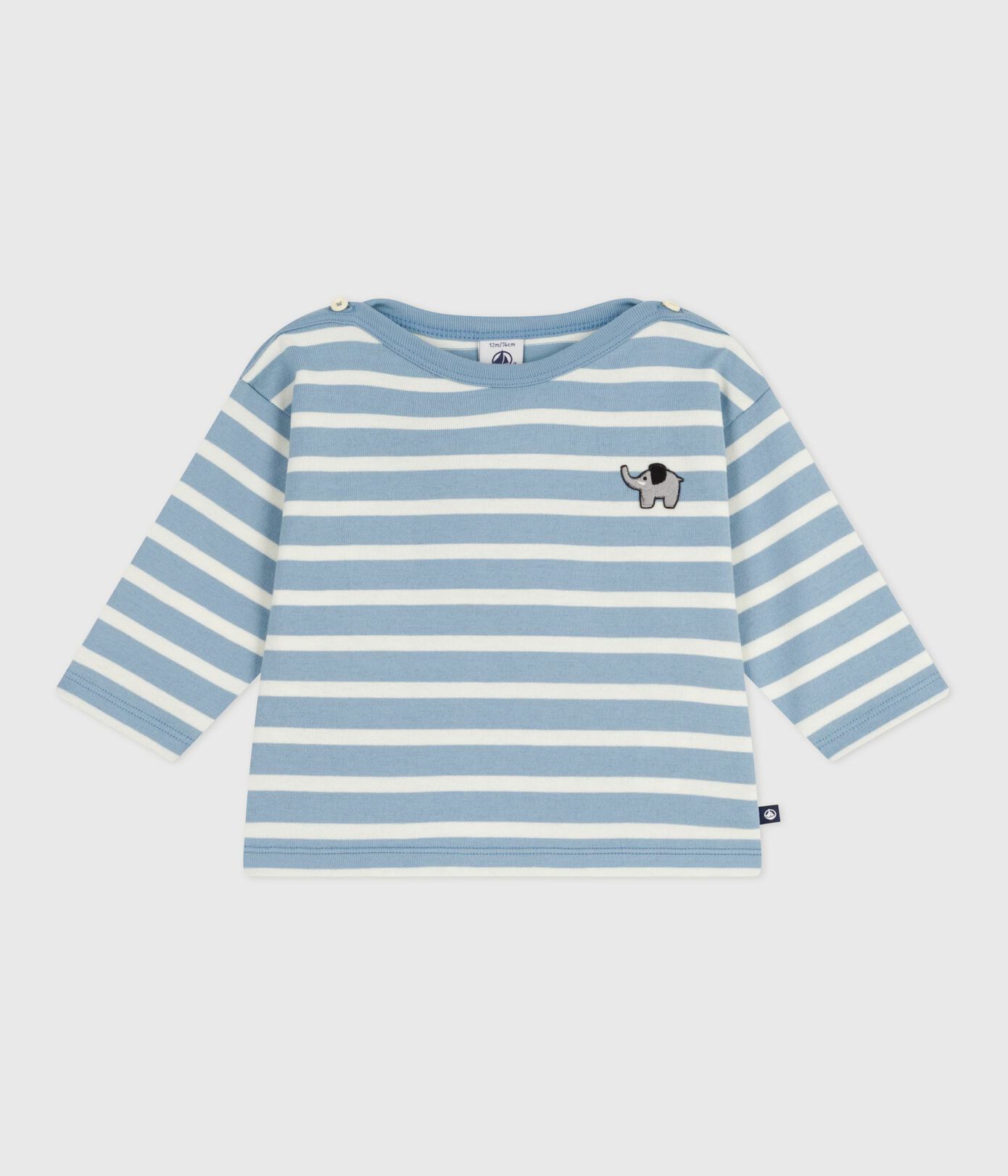 Baby-Streifenshirt aus Baumwolle