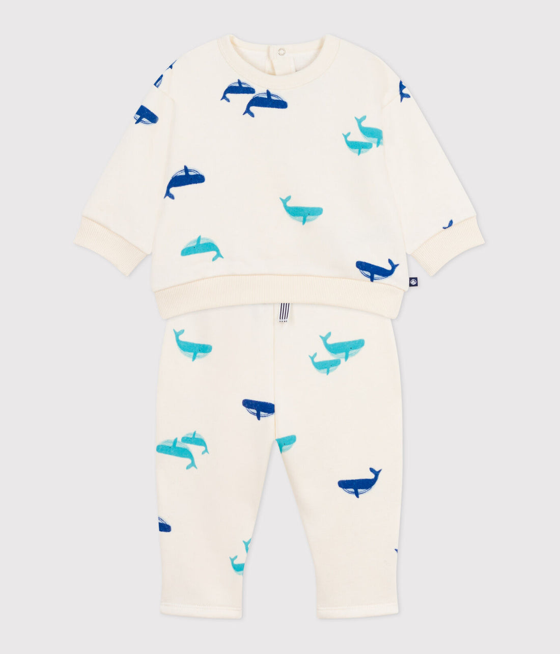 Baby-Set Sweatshirt und Hose mit Walmotiv