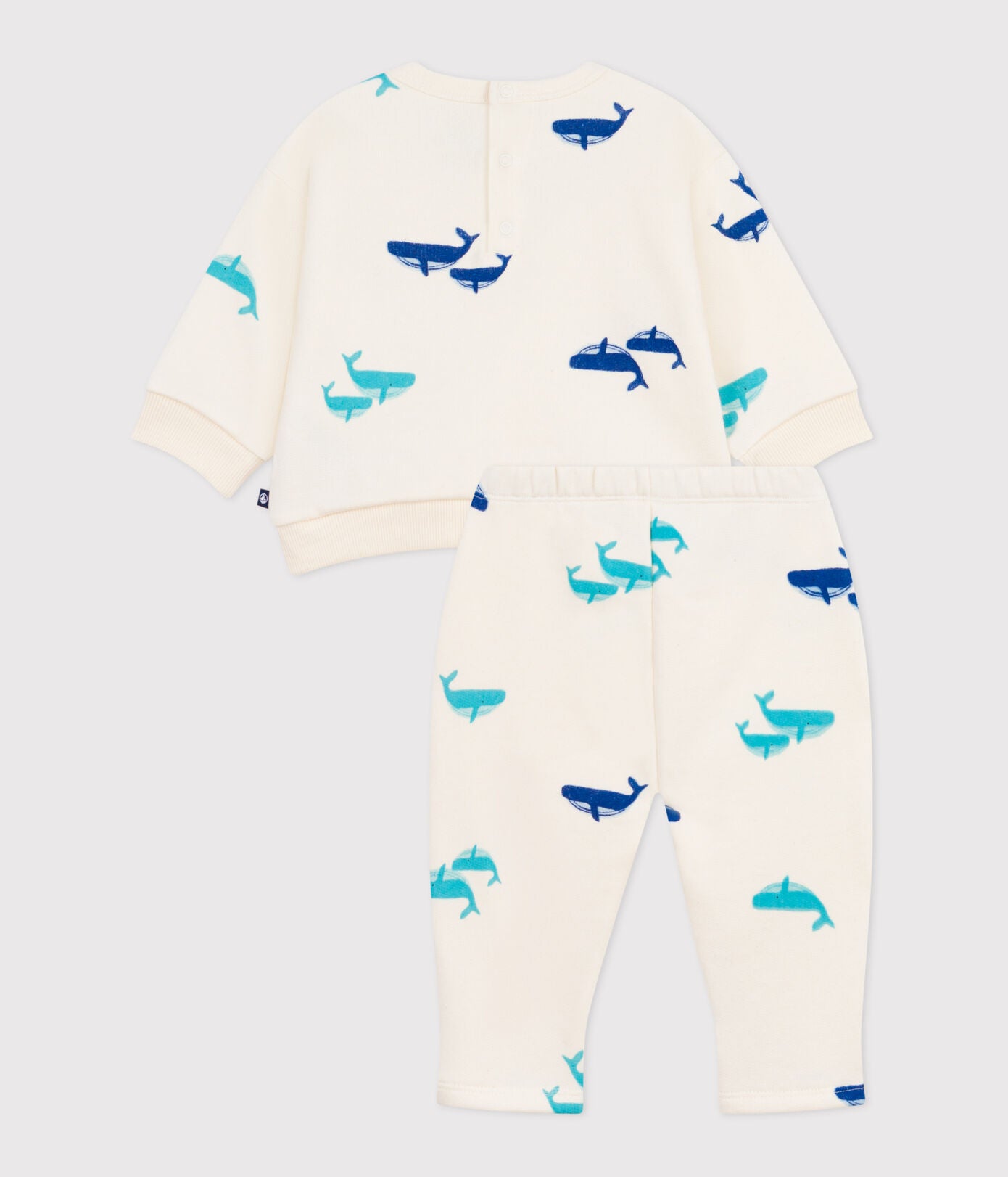 Baby-Set Sweatshirt und Hose mit Walmotiv
