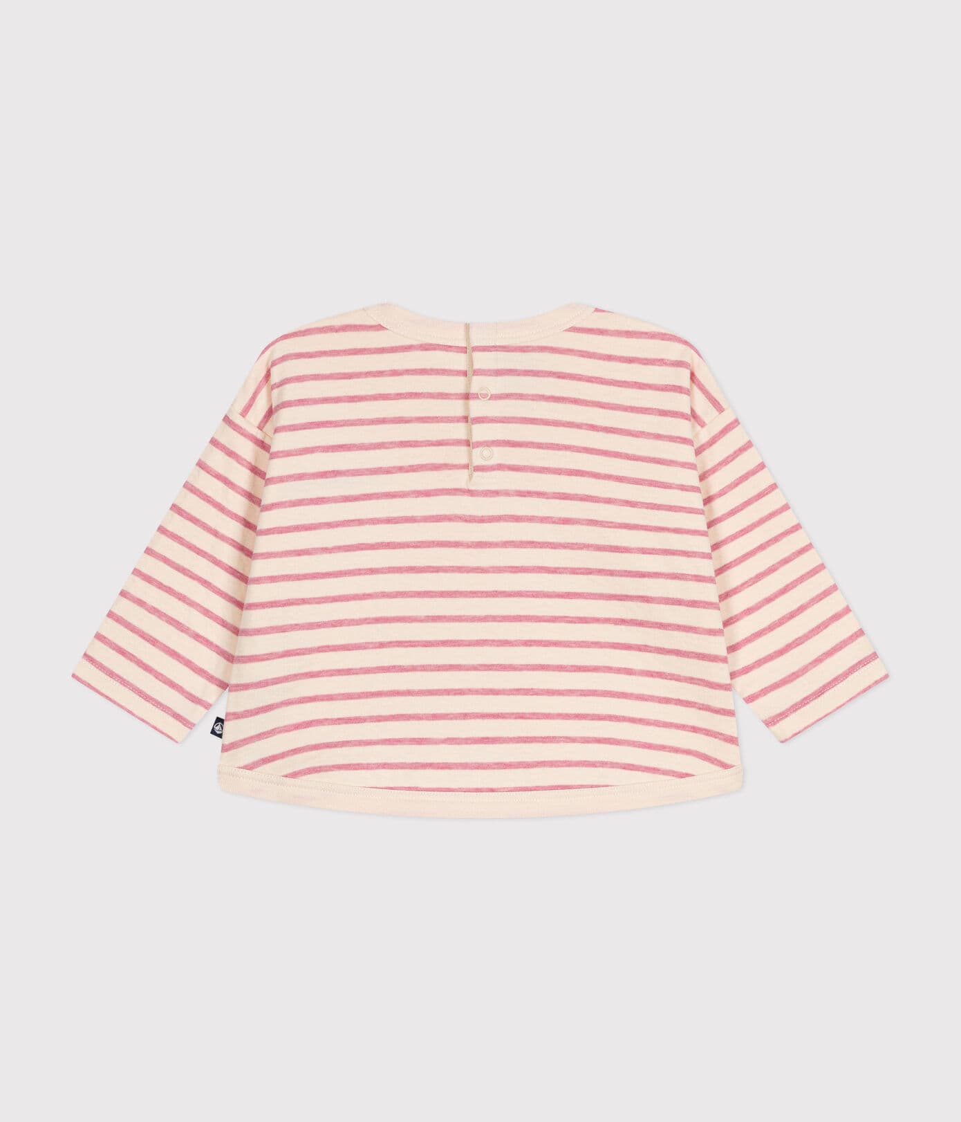 Langärmliges Baby-T-Shirt aus Doppeljersey