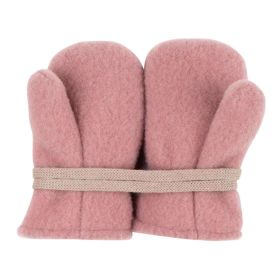 Baby Fäustlinge Fleece - dusty-rose