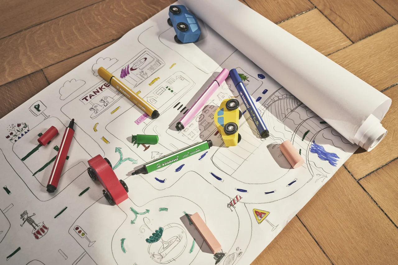 Dreikant-Filzstifte - Trio Scribbi 8er Set