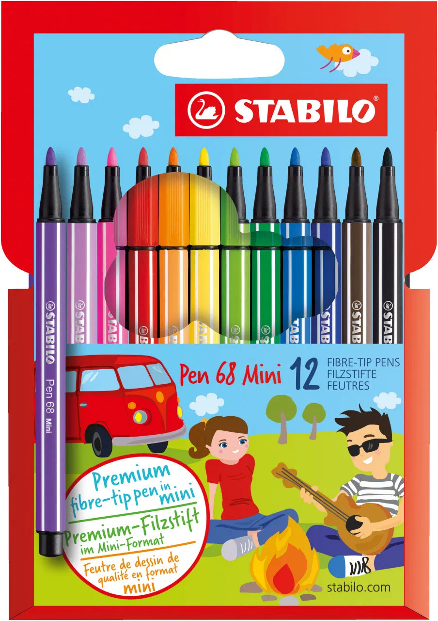 Premium-Filzstift Pen 68 Mini - 12er Set