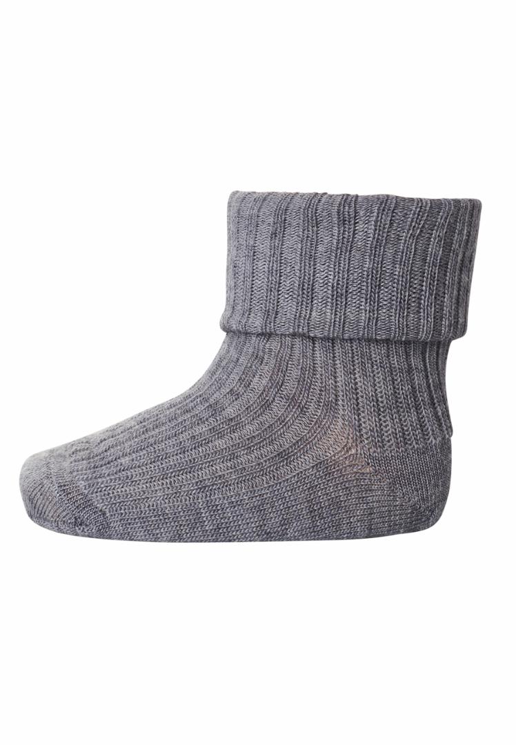 Baby Wollsocken - grey melange