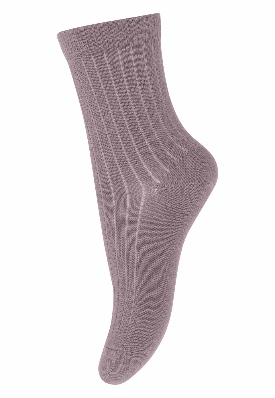 gerippte Wollsocken