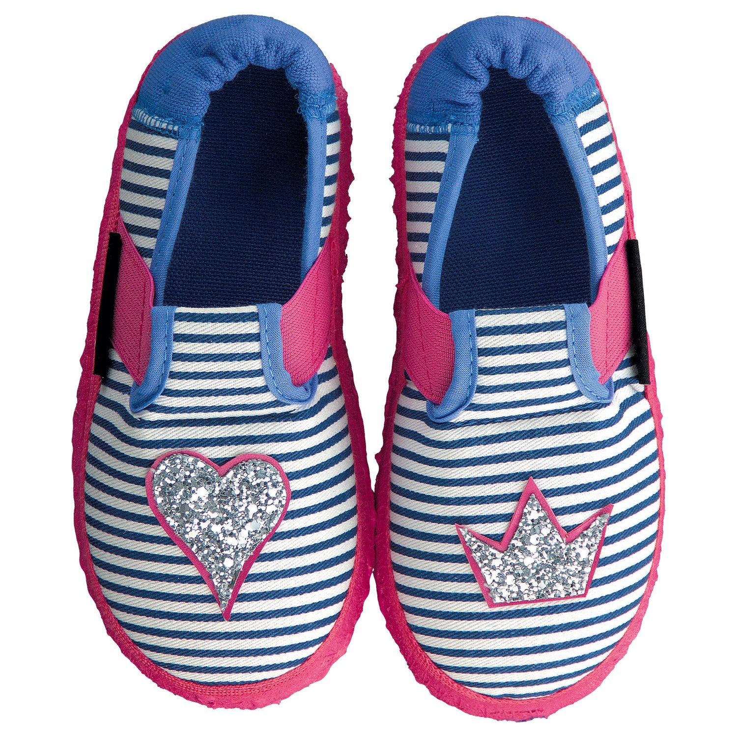 Kinderhausschuhe Herzklopfen