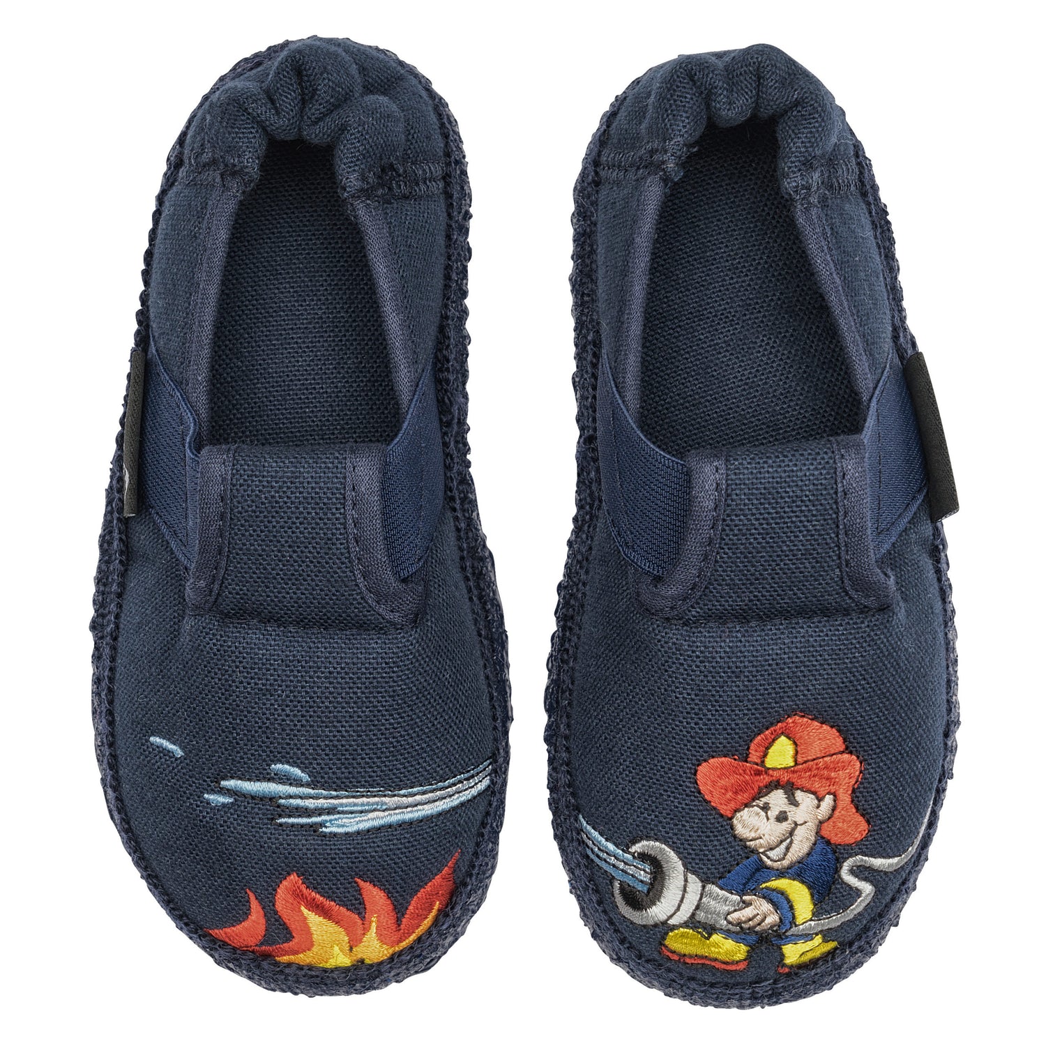 Kinderhausschuhe Feuerwehr